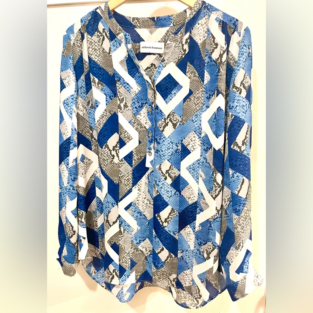 Alfred Dunner Blouse Sz 14